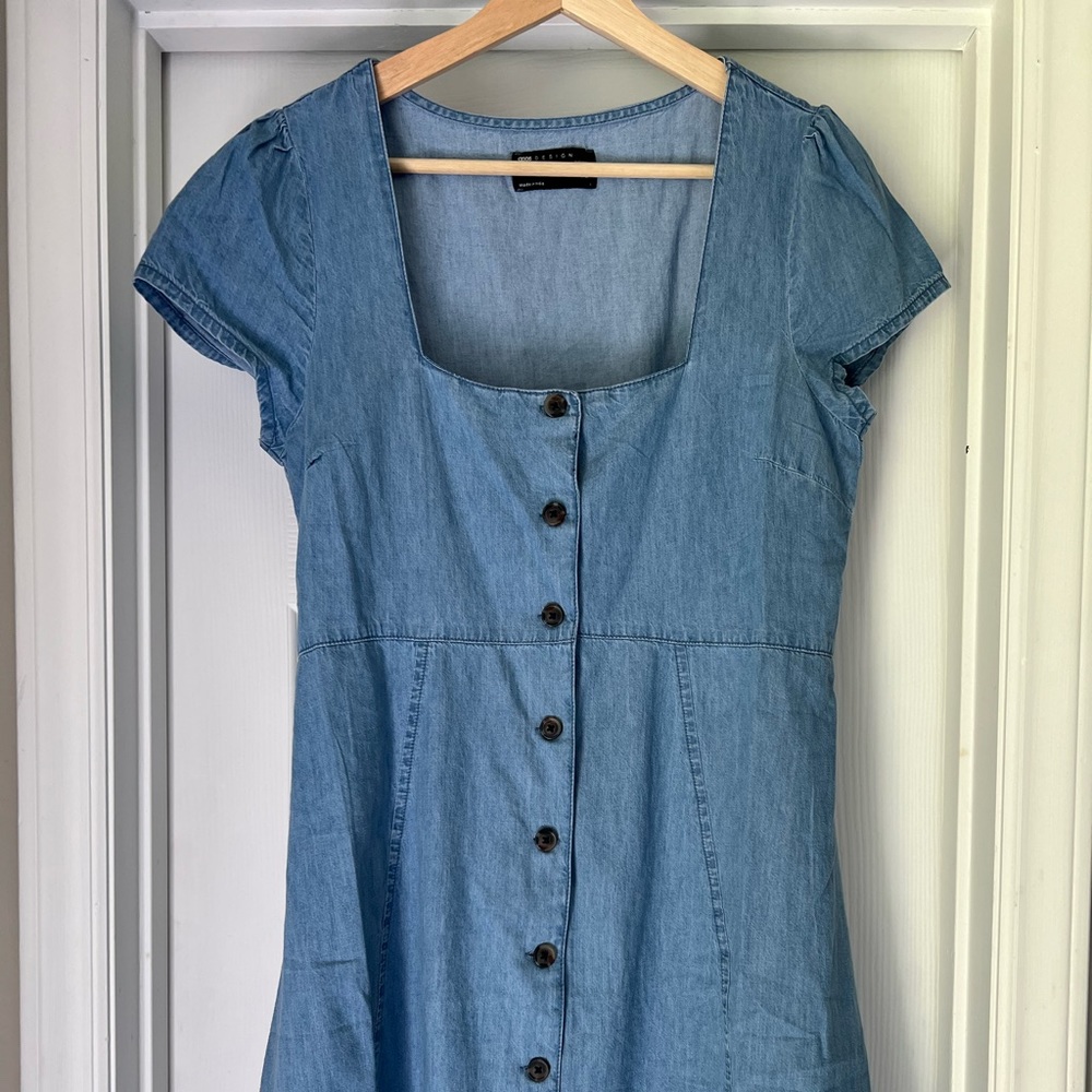 ASOS Denim Maternity Dress 8
